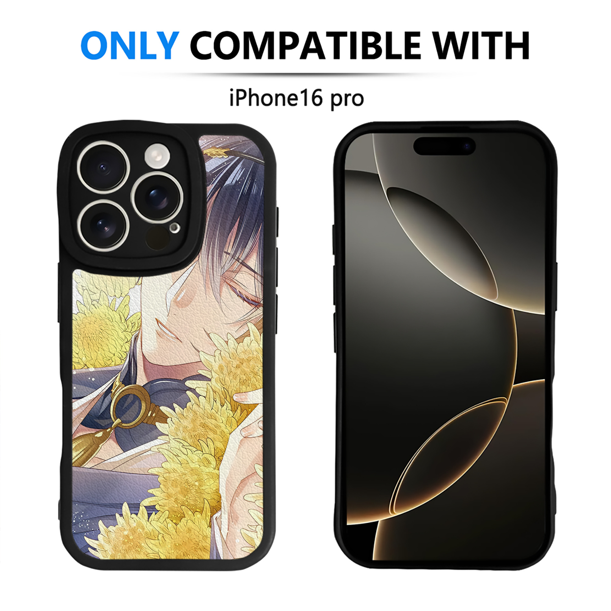 （画像用） 刀剣乱舞 Touken Ranbu 【iPhone 16シリーズ対応】シリコンスマホケース（レザー調） 材質：シリコン